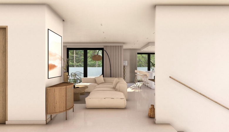 Villa independiente de una sola planta con 3 dormitorios y piscina privada en Finestrat