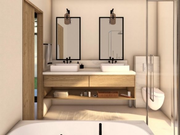 Villa independiente de una sola planta con 3 dormitorios y piscina privada en Finestrat