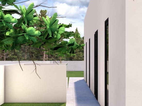 Villa independiente de una sola planta con 3 dormitorios y piscina privada en Finestrat