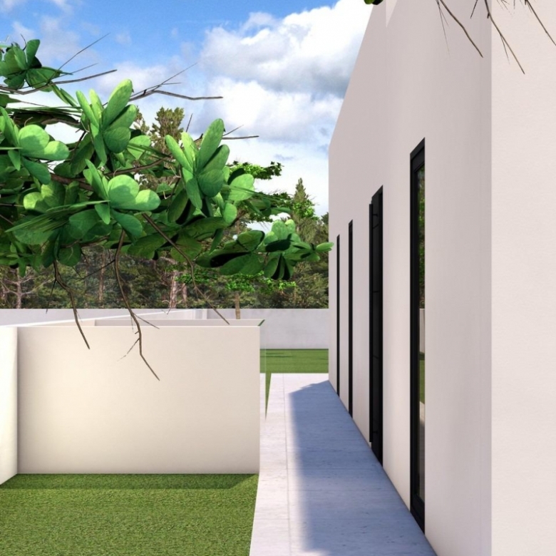 Villa independiente de una sola planta con 3 dormitorios y piscina privada en Finestrat
