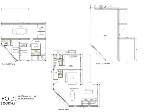 Villa independiente de una sola planta con 3 dormitorios y piscina privada en Finestrat