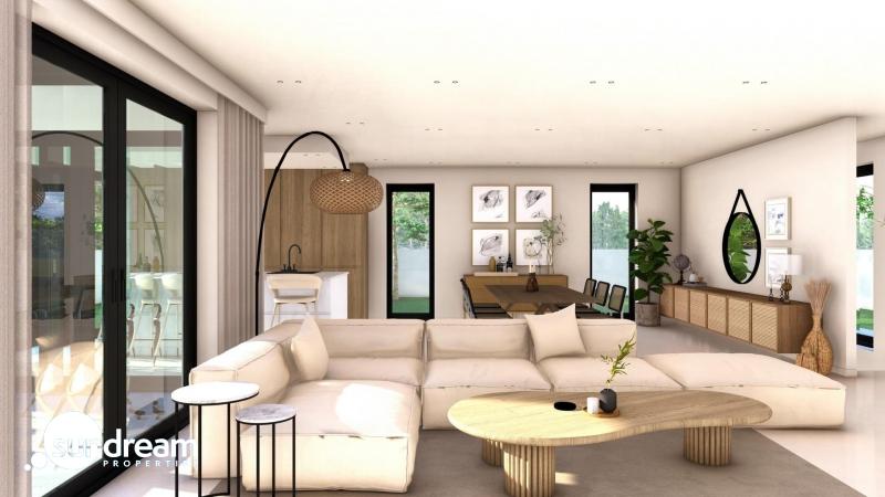 Villa independiente de una sola planta con 3 dormitorios y piscina privada en Finestrat