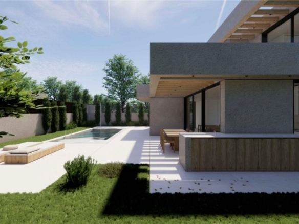Villa de lujo de nueva construcción con 4 dormitorios y vistas al mar a la venta en La Alberca Polop