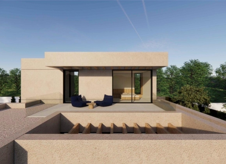 Villa de lujo de nueva construcción con 4 dormitorios y vistas al mar a la venta en La Alberca Polop
