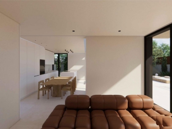 Villa de lujo de nueva construcción con 4 dormitorios y vistas al mar a la venta en La Alberca Polop