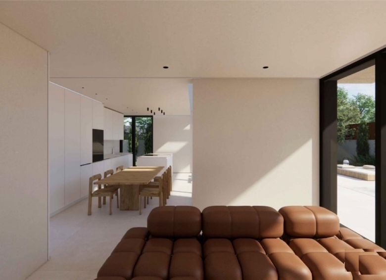 Villa de lujo de nueva construcción con 4 dormitorios y vistas al mar a la venta en La Alberca Polop