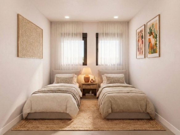 Villa de nueva construcción con 3 dormitorios, solárium privado y sótano en campo de golf en Mazarrón(Murcia)