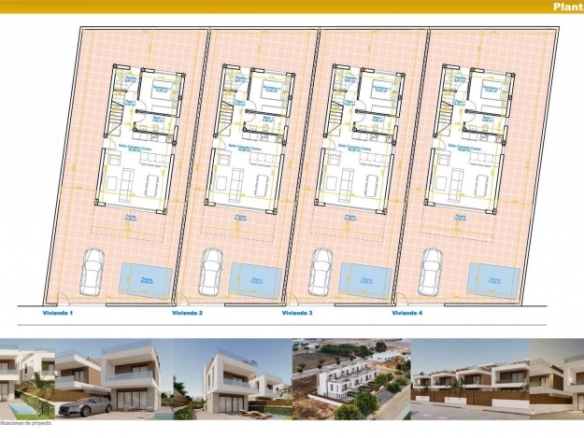 Villa con 3 dormitorios y piscina privada cerca de la playa en Pilar de la Horadada(Alicante)