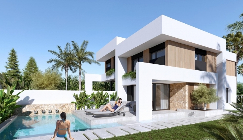 Fantástica villa adosada con 3 dormitorios y piscina privada en Orihuela Costa