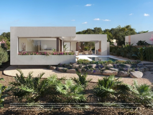Magnifica villa de lujo en una sola planta con 3 dormitorios y piscina privada en el prestigioso Resort de Golf Las Colinas(Alicante)