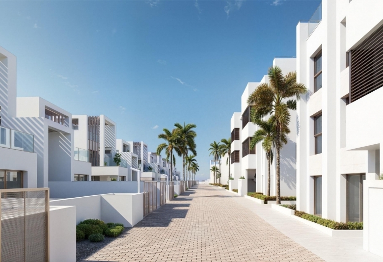 Villas de nueva construcción con piscina privada en Serena Golf-Los Alcázares