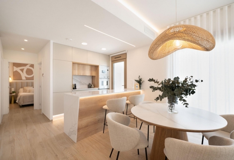 Villas de nueva construcción con piscina privada en Serena Golf-Los Alcázares