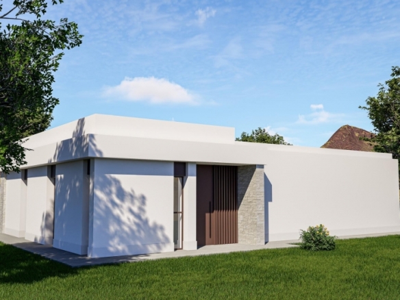 Villa de nueva construcción de 3 dormitorios con piscina privada rodeada de naturaleza en Pinoso(Alicante)