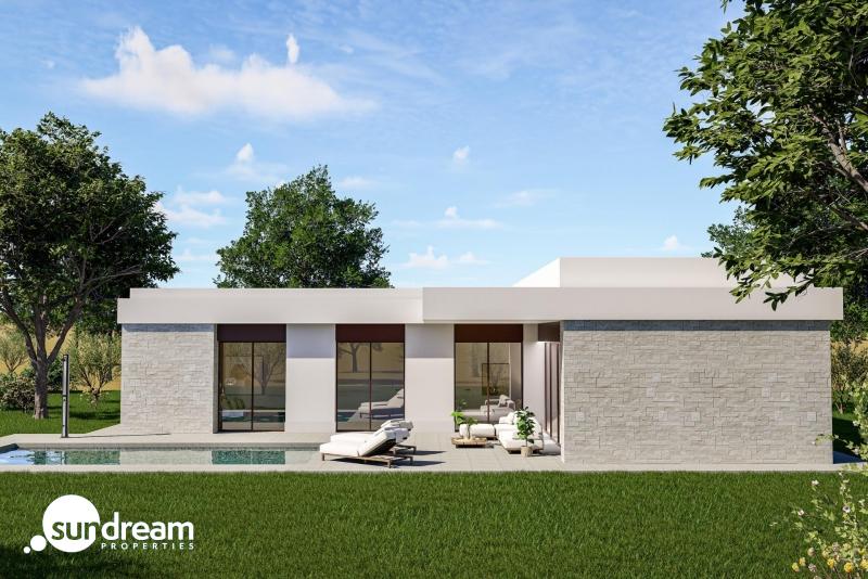 Villa de nueva construcción de 3 dormitorios con piscina privada rodeada de naturaleza en Pinoso(Alicante)