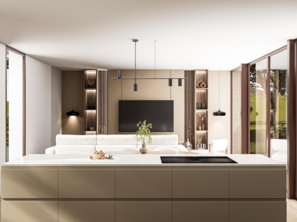 Villa de nueva construcción de 3 dormitorios con piscina privada rodeada de naturaleza en Pinoso(Alicante)