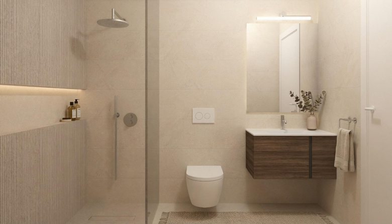 Villa de nueva construcción semiindependiente con 2 dormitorios y piscina privada en Torre Pacheco