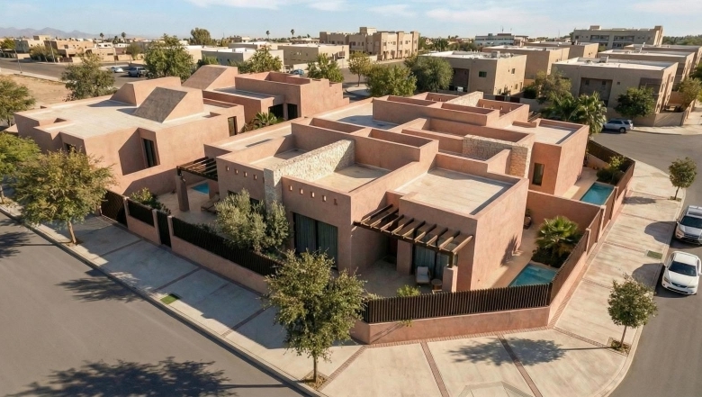 Villa de nueva construcción semiindependiente con 2 dormitorios y piscina privada en Torre Pacheco
