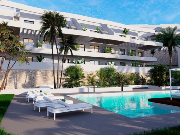 Ático de nueva construcción con 2 dormitorios en venta (Finestrat)