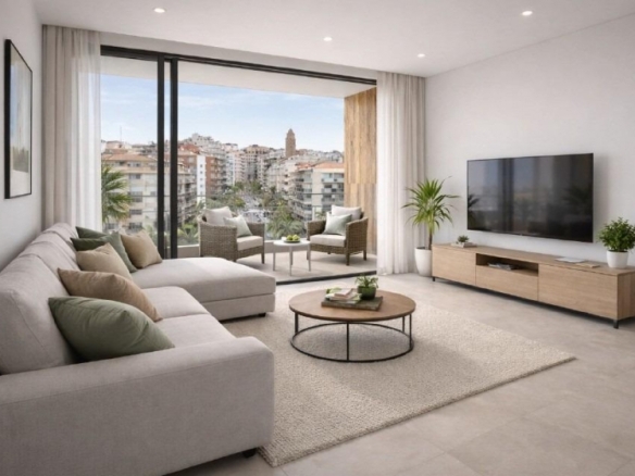 Apartamento de nueva construcción con 2 dormitorios a tan solo 400 m de la playa en Torrevieja