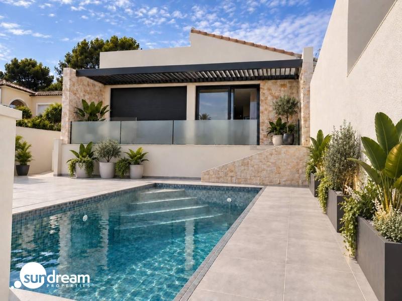 g_42785-8-1 Magnifica villa independiente de 3 dormitorios con sótano y piscina privada en zona privilegiada de La Nucia