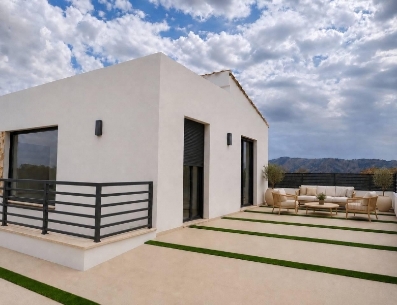 Magnifica villa independiente de 3 dormitorios con sótano y piscina privada en zona privilegiada de La Nucia