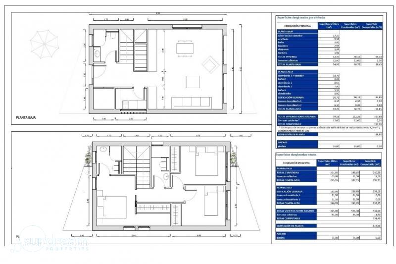 g_42823-17-21 Villa de nueva construcción con 3 dormitorios y piscina privada cerca de Benidorm a la venta(Finestrat)