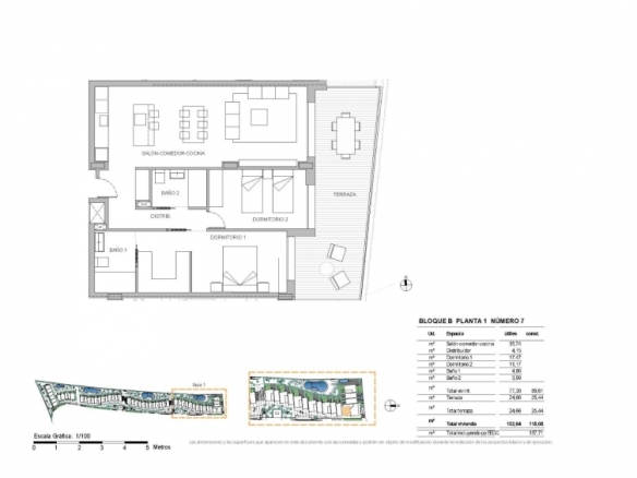 Apartamento de nueva construcción con 2 dormitorios cerca de Benidorm en La Nucía