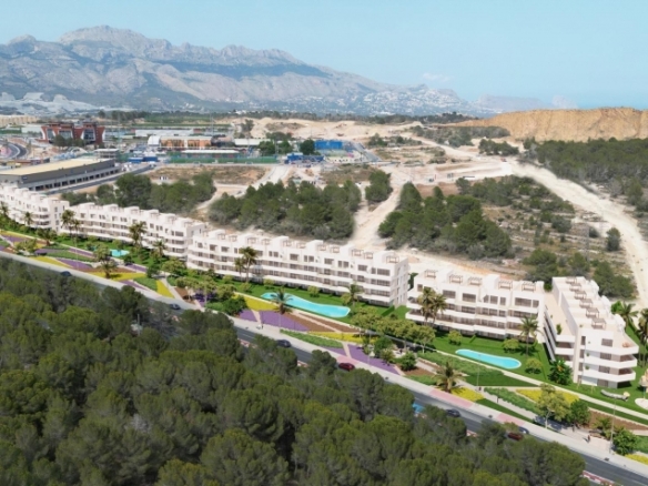 Apartamento moderno con 3 dormitorios en complejo residencial de nueva construcción en La Nucía