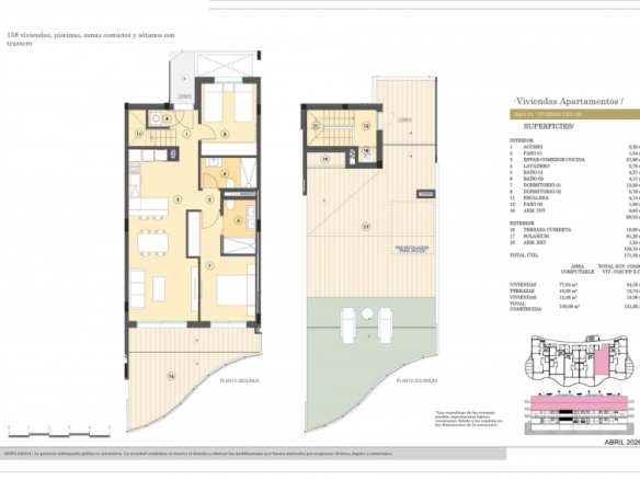 Ático de 2 dormitorios de nueva construcción en complejo residencial exclusivo con vistas al mar en Finestrat