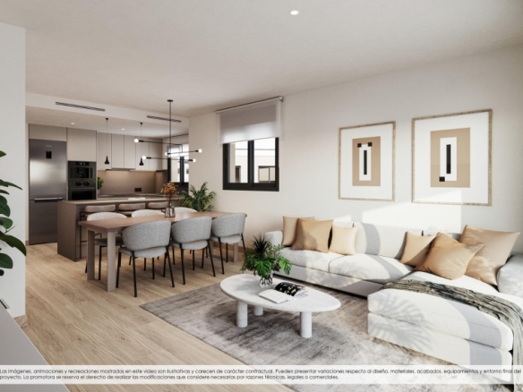 Ático de 2 dormitorios de nueva construcción en complejo residencial exclusivo con vistas al mar en Finestrat