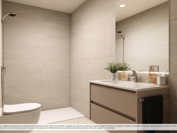 Ático de 2 dormitorios de nueva construcción en complejo residencial exclusivo con vistas al mar en Finestrat