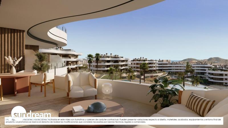 g_42836-11-1 Ático de 3 dormitorios en complejo residencial exclusivo con vistas al mar en venta en Finestrat