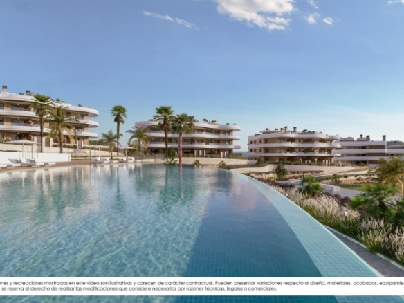 Ático de 3 dormitorios en complejo residencial exclusivo con vistas al mar en venta en Finestrat