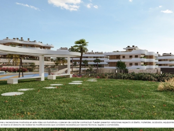 Ático de 3 dormitorios en complejo residencial exclusivo con vistas al mar en venta en Finestrat
