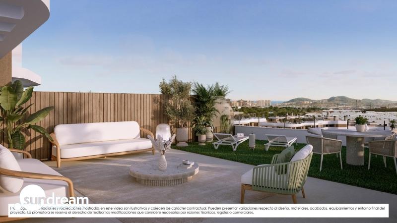 g_42836-11-7 Ático de 3 dormitorios en complejo residencial exclusivo con vistas al mar en venta en Finestrat
