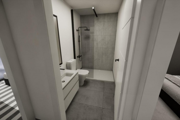 Villa adosada de nueva construcción en esquina con 3 dormitorios, piscina privada y solárium en Torre Pacheco(Murcia)