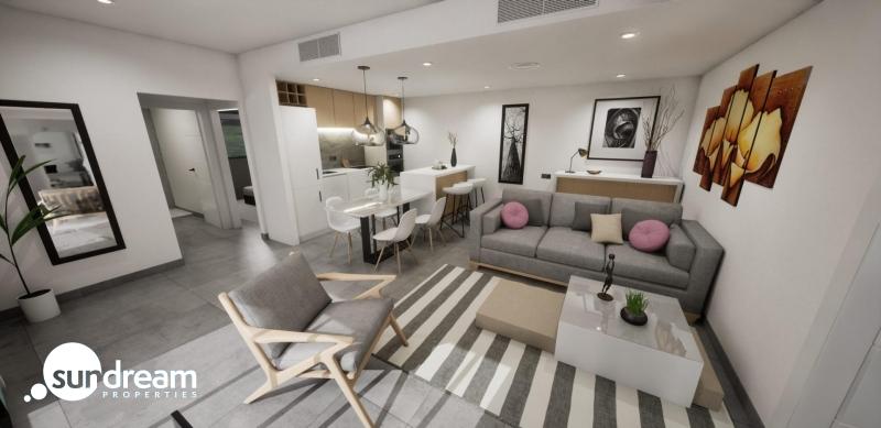 Villa adosada de nueva construcción en esquina con 3 dormitorios, piscina privada y solárium en Torre Pacheco(Murcia)