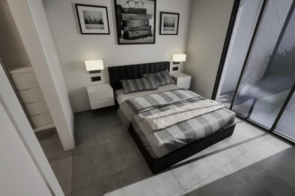 Villa adosada de nueva construcción en esquina con 3 dormitorios, piscina privada y solárium en Torre Pacheco(Murcia)