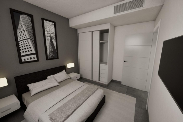 Villa adosada de nueva construcción en esquina con 3 dormitorios, piscina privada y solárium en Torre Pacheco(Murcia)