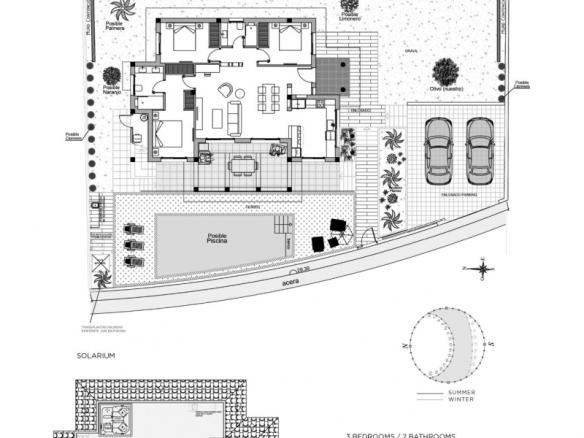 Villa llave en mano con 3 dormitorios, piscina privada y totalmente amueblada en venta en Ciudad Quesada