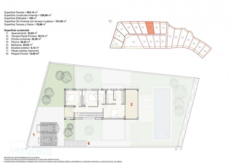 Villa de 4 dormitorios con piscina privada a la venta en Finestrat.