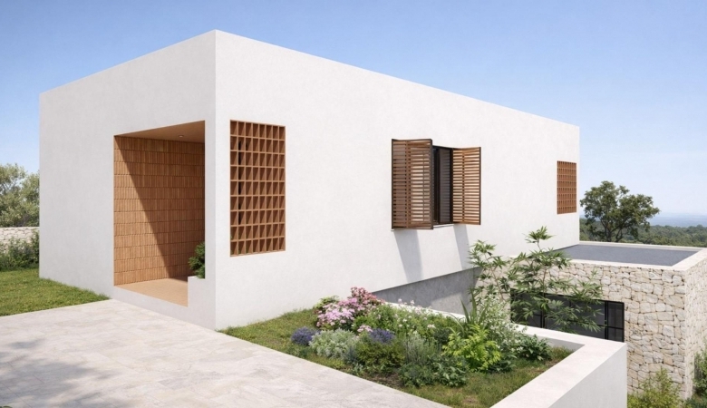 Villa de 4 dormitorios con piscina privada a la venta en Finestrat.