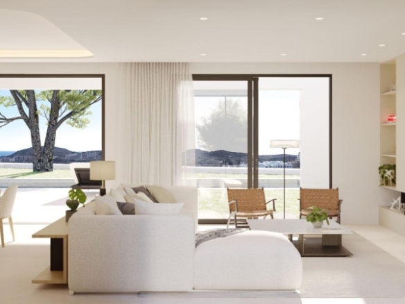 Villa de 4 dormitorios con piscina privada a la venta en Finestrat.