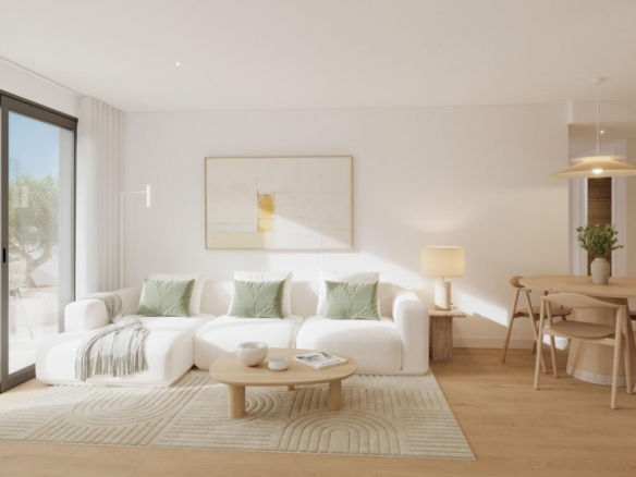 Apartamento de nueva construcción con 3 dormitorios a solo 900m de la playa en Villajoyosa