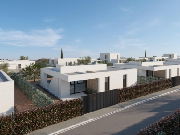 Villa de 3 dormitorios en un sola planta con solarium y piscina privada en Hacienda del Álamo Golf Resort(Murcia)