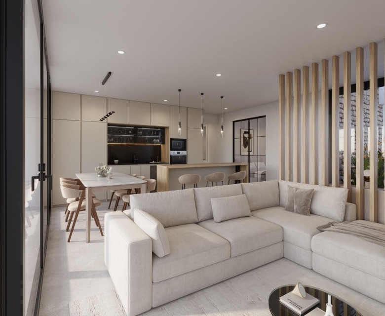 Villa de 3 dormitorios en un sola planta con solarium y piscina privada en Hacienda del Álamo Golf Resort(Murcia)