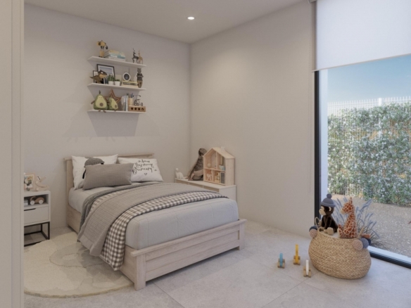 Villa de 3 dormitorios en un sola planta con solarium y piscina privada en Hacienda del Álamo Golf Resort(Murcia)