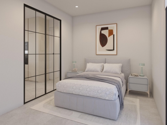 Villa de 3 dormitorios en un sola planta con solarium y piscina privada en Hacienda del Álamo Golf Resort(Murcia)