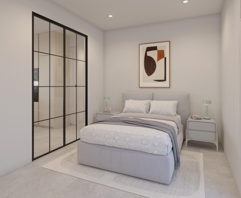 Villa de 3 dormitorios en un sola planta con solarium y piscina privada en Hacienda del Álamo Golf Resort(Murcia)