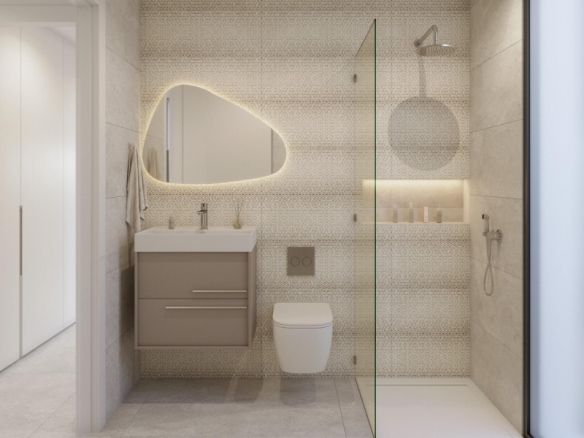 Villa de 3 dormitorios en un sola planta con solarium y piscina privada en Hacienda del Álamo Golf Resort(Murcia)